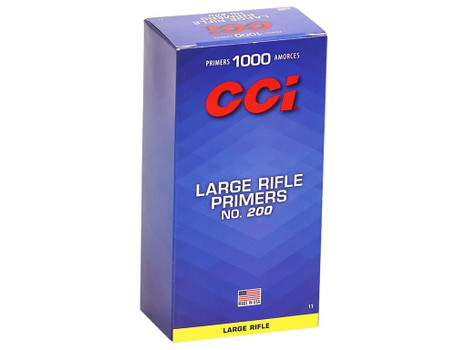 CCI 0011 Standard Rifle No. 200 Large Rifle Multi Caliber 1000/Box