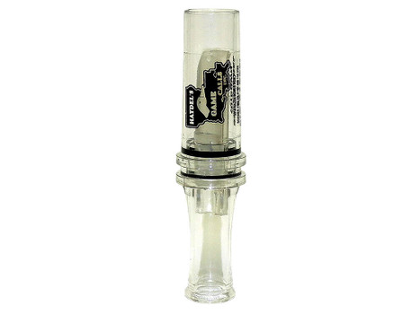Haydel's Game Calls BC10 Big Barreled Open Call Single Reed Mallard Sounds Attracts Ducks Clear Plastic
