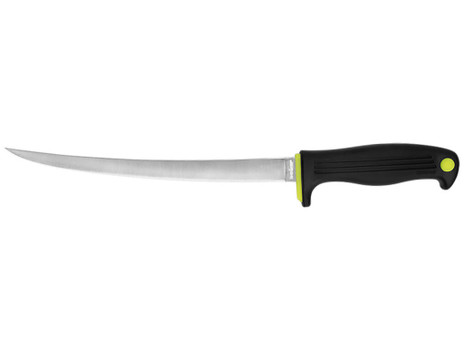 Kershaw 1259X Clearwater 9" Fixed Fillet Plain Satin 420J2 SS Blade Black Co-polymer Handle Includes Sheath