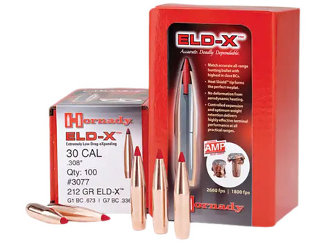 Hornady 2441 ELD-X 6mm .243 90 gr Extremely Low Drag eXpanding 100 Per Box/ 25 Case