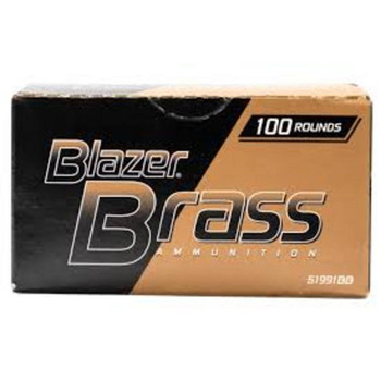 CCI Blazer Standard Velocity Centerfire Ammunition, 9mm Luger, Full Metal Jacket, 115 Grain - 100 Cartridge Box ( 100 / 1 )
