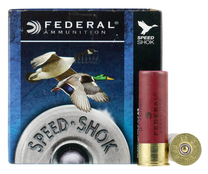 Federal Speed-Shok 12 Gauge Shotshell Ammunition, 3 Inch, 1450 FPS, 1 1/4 Ounce, #1 Shot - 25 Cartridge Box ( 25 / 1 )