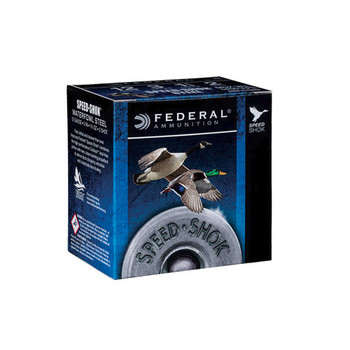 Federal WF1456 SpeedShok  12 Gauge 2.75 1 18 oz 6 Shot 25 Per Box 10 UPC: 604544628104