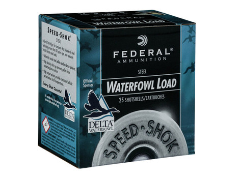 Federal WF1452 Speed-Shok 12Gauge 2.75" 1 1/8oz 2Shot 25 Per Box/10 Case