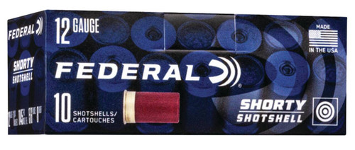 Federal Shorty 12 Gauge Shotshell Ammunition, 1 3/4 Inch, 1145 FPS, 1 Ounce, #8 Shot - 10 Cartridge Box ( 10 / 1 )