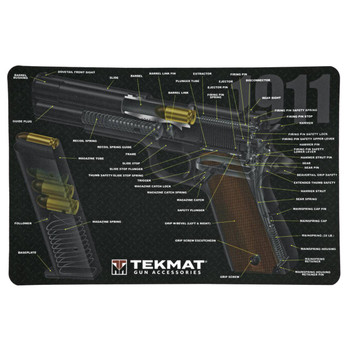 TEKMAT CUTAWAY PSTL MAT 1911 BLK UPC: 612409970640
