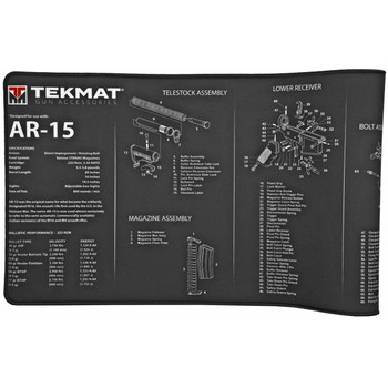 TEKMAT ULTRA RIFLE MAT AR15 BLK UPC: 612409971654