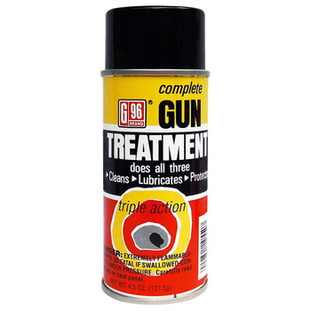G96 1055 Gun Treatment  Cleans Lubricates Prevents Rust  Corrosion 4.5 oz Aerosol UPC: 616774105515