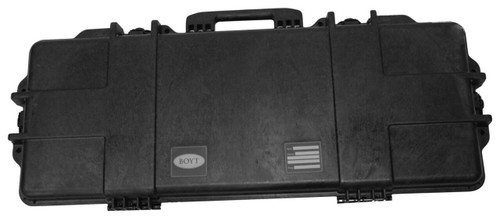 Boyt Harness H36SG HSeries Single Gun Case Black Polypropylene with Egg Crate Foam DustProof ORing Steel Hinge Pins  Carry Handles 36.50 L x 15.75 W x 5 D Interior Dimensions UPC: 617867118665