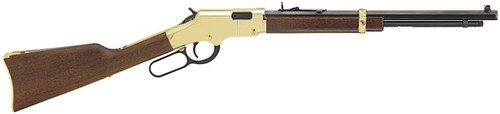 Henry H004Y Golden Boy  22 Short 22 Long or 22 LR Caliber with 12 LR16 Short Capacity 17 Barrel Brasslite Metal Finish  American Walnut Stock Right Hand Youth UPC: 619835016065