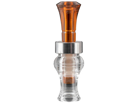 Echo Calls 77806 Timber Bourbon & Water Double Reed Mallard Sounds Attracts Ducks Brown/Clear Polycarbonate