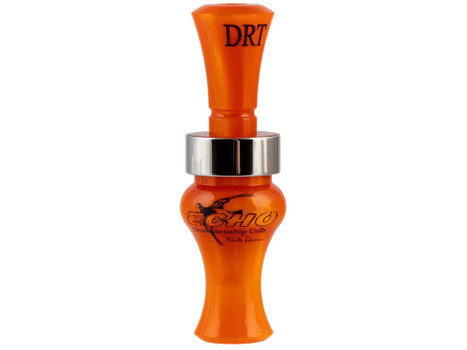 Echo Calls 79026 Timber Double Reed Mallard Sounds Attracts Ducks Orange Pearl Acrylic