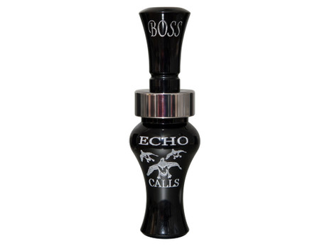 Echo Calls 80002 Boss Open Call Single Reed Mallard Sounds Attracts Ducks Black Acrylic