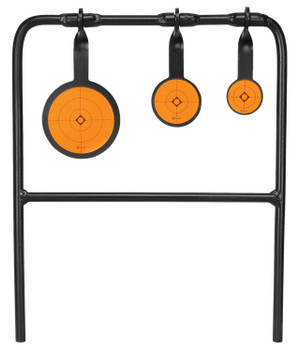 Caldwell 147072 Plink n Swing Triple Spin Target Rimfire PistolRifle Steel BlackOrange Impact Enhancement Motion 1.752.53.5 UPC: 661120470724