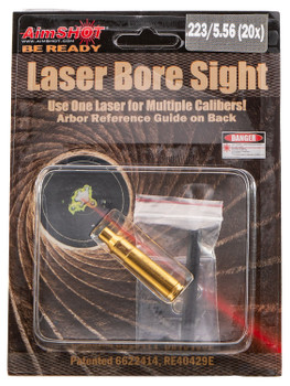 Aimshot BS22320X Laser Boresighter  Cartridge 223 Rem Brass 20X Brighter UPC: 669256223207