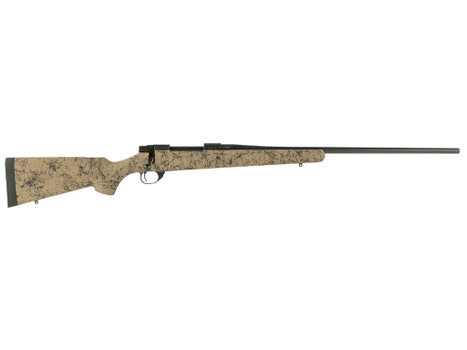 Howa HHS63202 M1500 HS Precision 30-06 Springfield 5+1 22" Barrel, Black Steel Receiver, Tan w/Black Webbing HS Precision Synthetic Stock