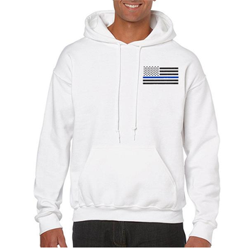 Hoodie - Thin Blue Line American Flag UPC: 691965268163