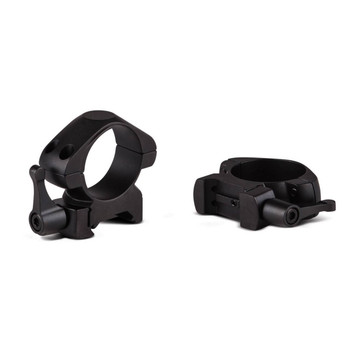 Konus 7410 Steel Rings  Matte Black 30mm Quick Release Medium 0 MOA UPC: 698156074107