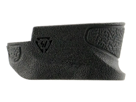 Strike Industries EMPMPS Enhanced Magazine Plate made of Polymer with Black Finish & Extra Gripping Surface for S&W M&P Shield Magazines (Adds 2rds 9mm Luger, 1rd 40 S&W)