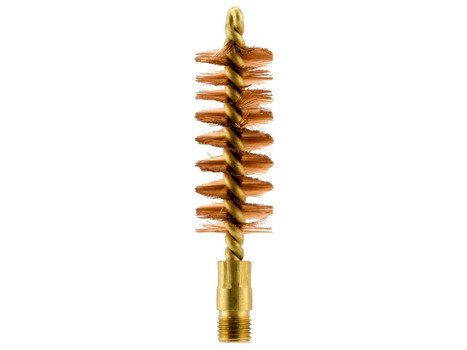 Pro-Shot 28S Bore Brush 28 Gauge Shotgun #5/16-27 Thread Bronze Bristles Looped Tip Brass Core