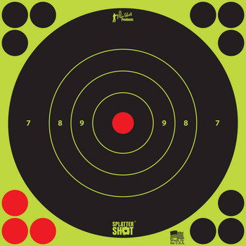 PRO-SHOT TARGET 8" GRN BULLSEYE 6PK UPC: 709779901289