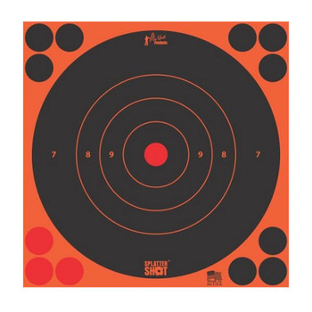 12IN ORANGE BULLS EYE TARGET 12 PK BAG UPC: 709779901388