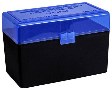 Berrys 50199 Ammo Box  270 Win 3006 Springfield BlueBlack Polypropylene 3.60 L x 0.52 50rd UPC: 711148501990