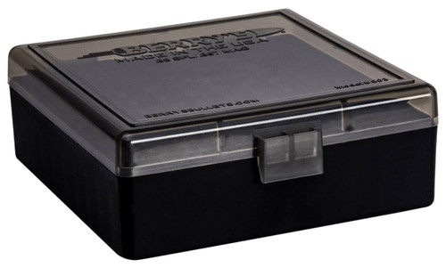Berrys 75321 Ammo Box  38 Special 357 Mag SmokeBlack Polypropylene 1.68 L x 0.40 100rd UPC: 711148753214