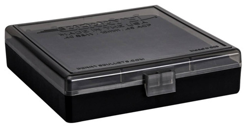 Berrys 92199 Ammo Box  40 SW 45 ACP SmokeBlack Polypropylene 1.27 L x 0.48 100rd UPC: 711148921996