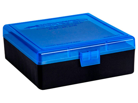 Berry's 95182 Ammo Box 38Special/357Mag Blue/Black Polypropylene 100rd
