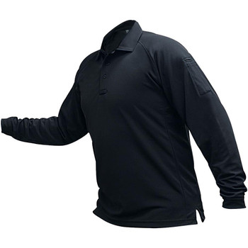 Vertx Coldblack Men's Long Sleeve Polo UPC: 720327402263