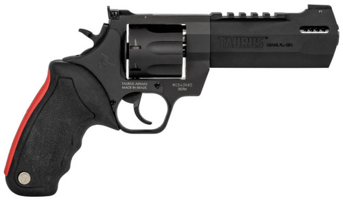 Taurus 2357051RH Raging Hunter  357 Mag 7rd 5.12 Matte Black Oxide Steel Black Rubber with Integrated Red Cushion Insert Grip UPC: 725327617563