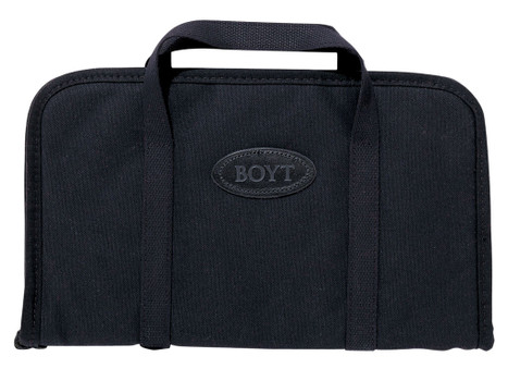 Boyt Harness 0PP640003 Rectangular Pistol Rug Black Canvas Holds Handgun