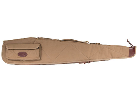 Boyt Harness OGC98PL06 Alaskan Rifle Case 48" Waxed Kahki Canvas w/ Brass Hardware & Quilted Flannel Padding for Scoped Rifles