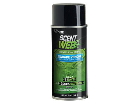 HME SWSCRPVEN Scent Web Scrape Venom Buck, Doe & Tarsal Gland Cover Scent 5 oz. Aerosol