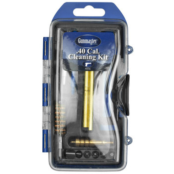 DAC GM40P GunMaster Cleaning Kit 40 Cal  10mm Pistol14 Pieces BlackBlue UPC: 761903381824