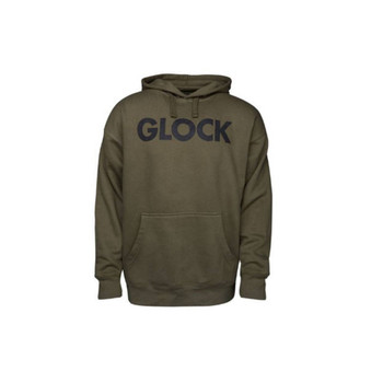 Glock AP95787 Traditional Hoodie  OD Green Long Sleeve Small UPC: 764503040573