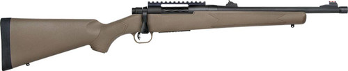 Mossberg 28051 Patriot  450 Bushmaster Caliber with 31 Capacity 16.25 ThreadedFluted Barrel Matte Blued Metal Finish  Flat Dark Earth Synthetic Stock Right Hand Full Size UPC: 015813280518