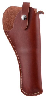 Hunter Company 24004 Crossdraw  OWB Size 04 Chestnut Tan Leather Belt Slide Fits MedLg DA Revolver Fits 6 Barrel Right Hand UPC: 021771241041