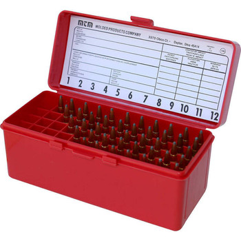 MTM CaseGard RM6030 FlipTop  308 Win 220 Swift 243 Win Red Polypropylene 50rd UPC: 026057214306