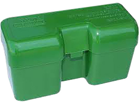 MTM Case-Gard RF22LM10 Ammo Box Flip-Top 375Rem Green Polypropylene 22rd