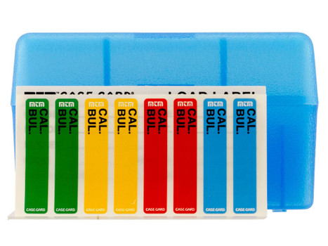 MTM Case-Gard RS5024 Case-Gard R-50 Multi-Caliber Clear Blue Polypropylene 50rd