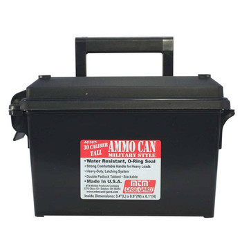AMMO CAN 30 CALIBER TALL BLACK UPC: 026057363127