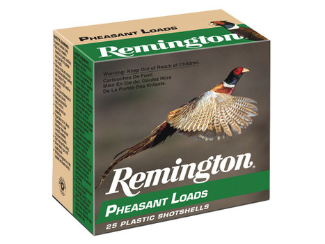 Remington Ammunition 20046 Pheasant 12Gauge 2.75" 1 1/4oz 4Shot 25 Per Box/10 Case