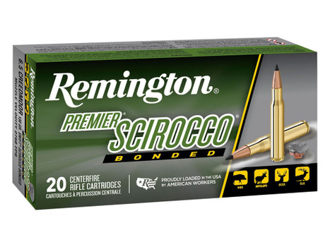 Remington Ammunition 29344 Premier Scirocco Bonded 6.5Creedmoor 130gr Swift Scirocco Bonded 20 Per Box/10 Case