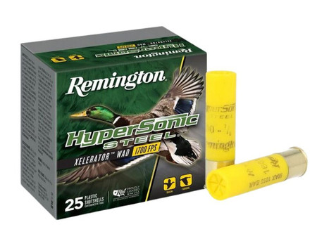 Remington Ammunition 26825 HyperSonic Steel 20Gauge 3" 7/8oz 4Shot 25 Per Box/10 Case