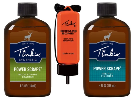 Tinks W5226 Power Scrape All-Season Deer Attractant Pre-Rut Finisher Scent Mock Scrape Starter Scent 4 oz Dripper