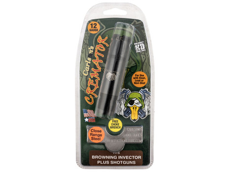 Carlson's Choke Tubes 11623 Cremator Invector Plus Browning 12 Gauge Close Range Non-Ported 17-4 Stainless Steel