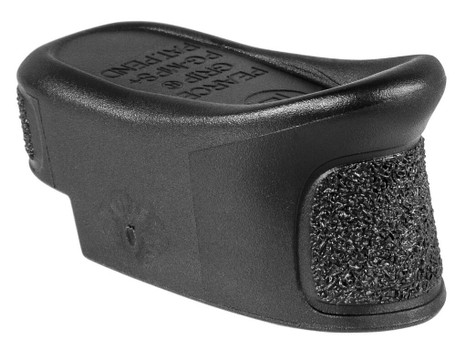Pearce Grip PGMPS+ Magazine Extension made of Polymer with Texture Black Finish & 1" Gripping Surface for S&W M&P Shield, M&P Shield M2.0 (Adds 2rds 9mm Luger, 1rd 40 S&W)