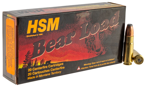 HSM 458SOCOM1N Bear Load  458 SOCOM 350 gr Jacketed Flat Point 20 Per Box 25 UPC: 810742027049